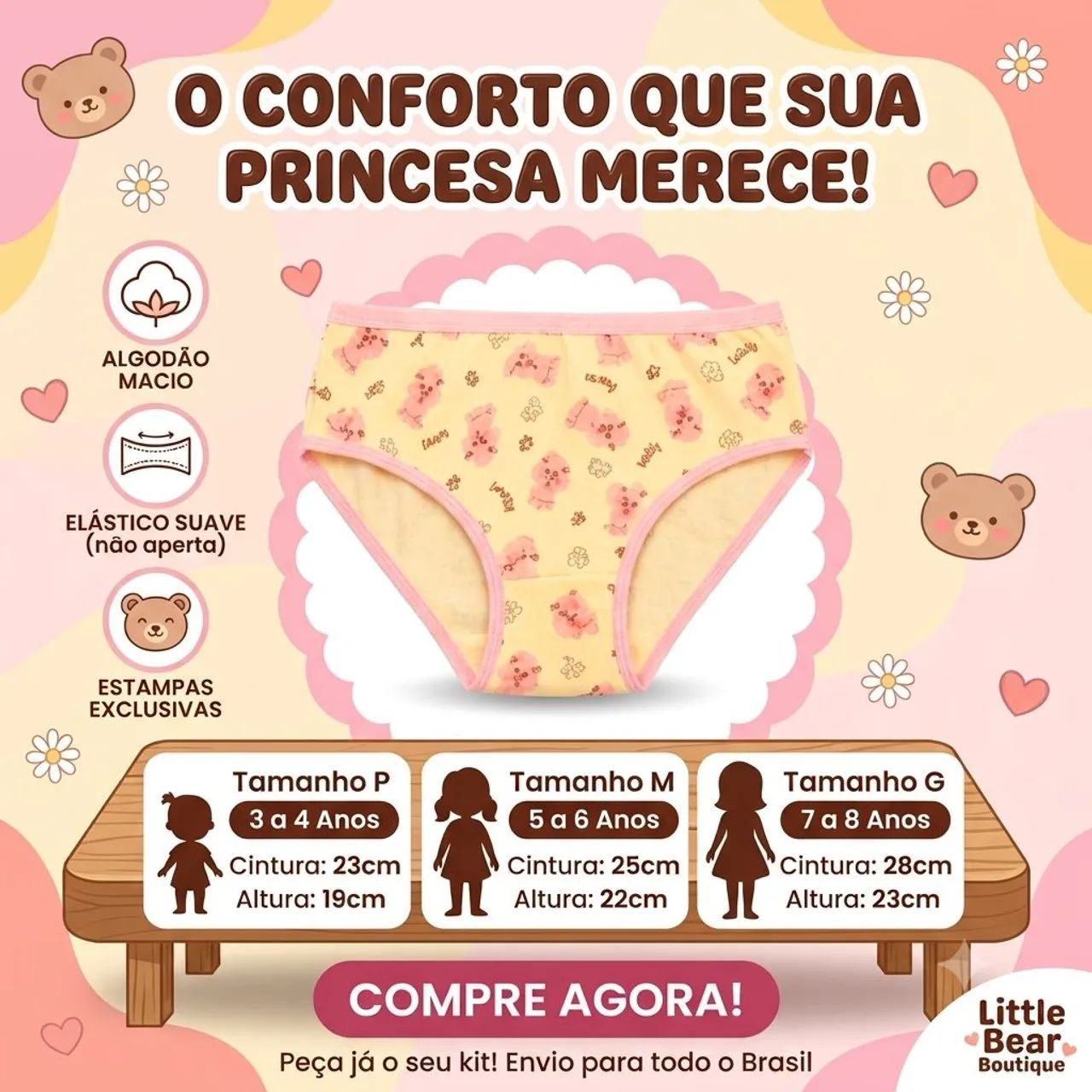 Calcinha infantil  - Foto 3