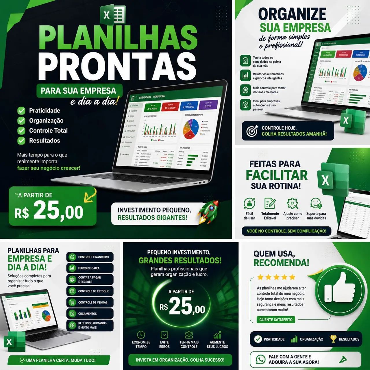 ? PLANILHAS PRONTAS PARA SUA EMPRESA E DIA A DIA! ? - Foto 4