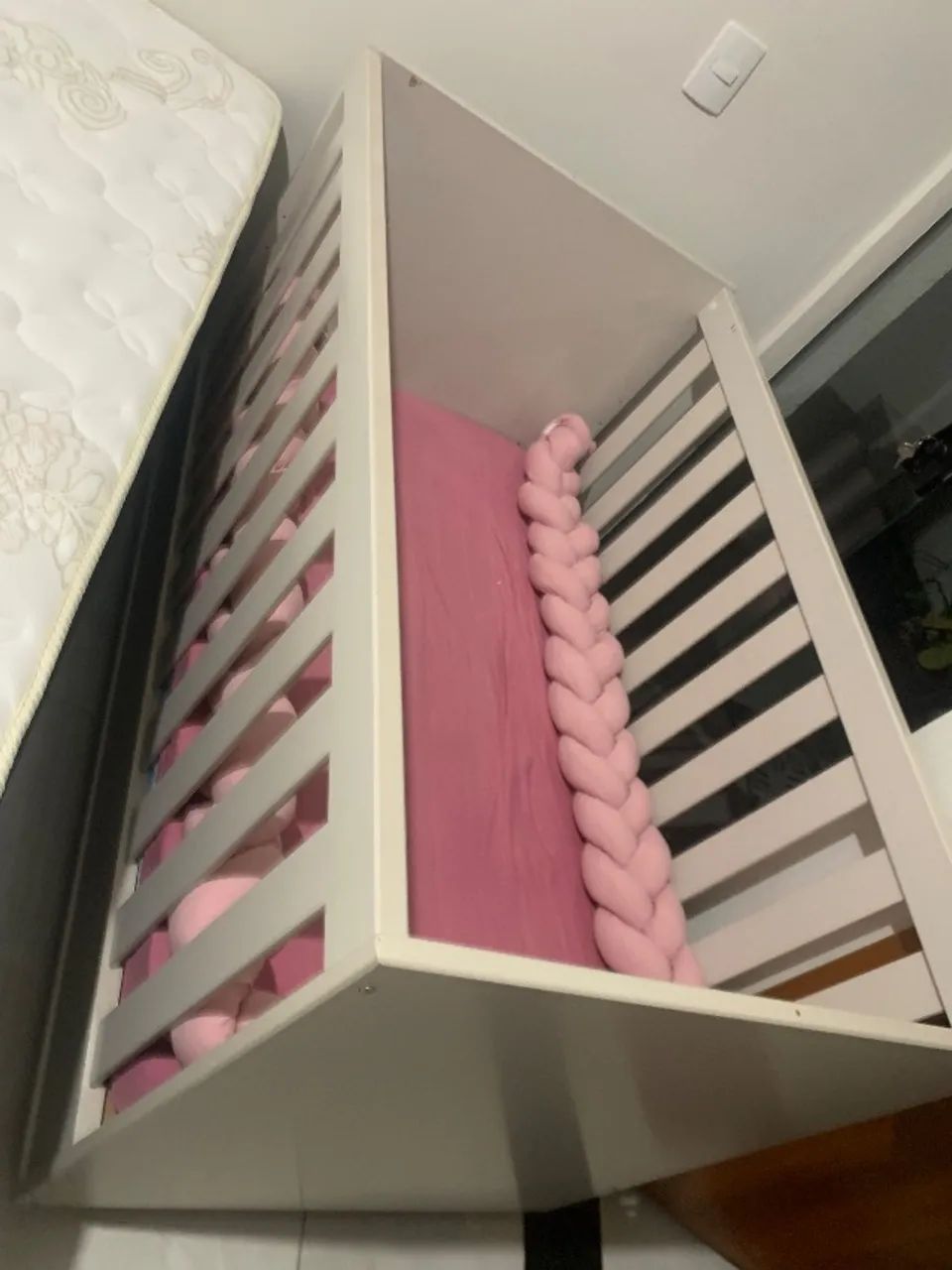 Berço com colchão 100% mdf