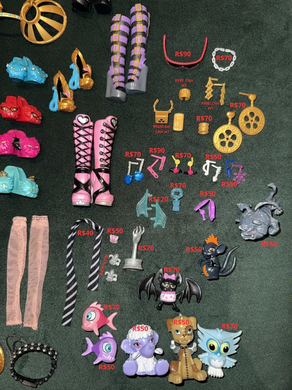 Acessórios de Bonecas Monster High Básicas