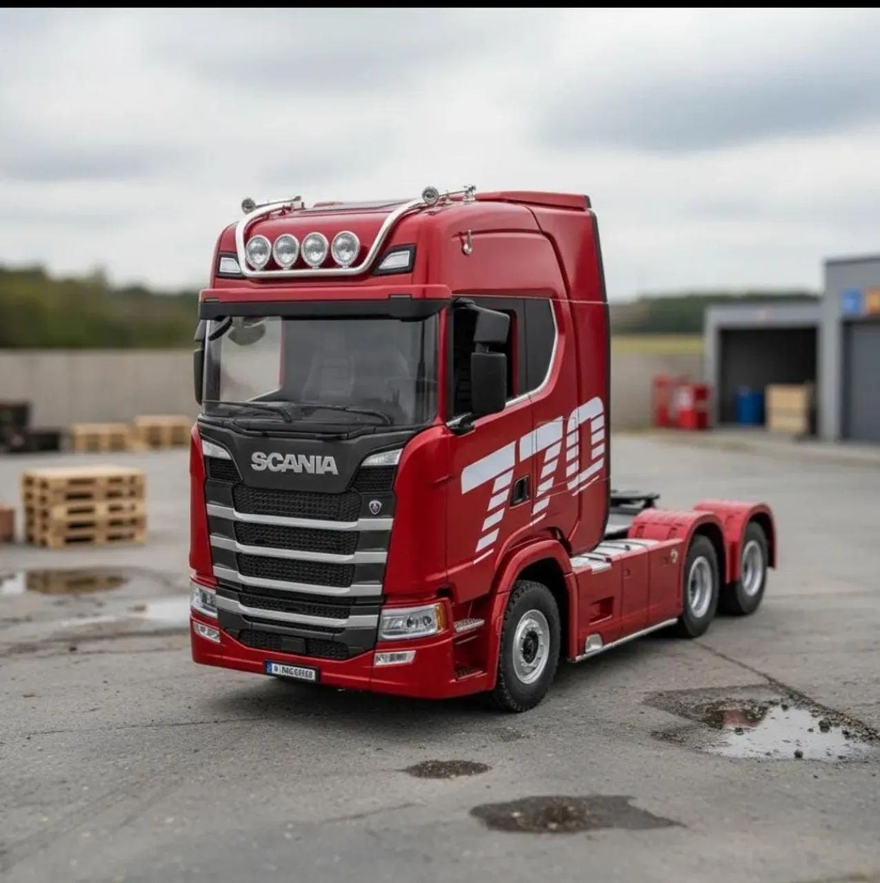 Caminhão Truck de Controle Remoto Scania 770s 4×4 esca 1/18