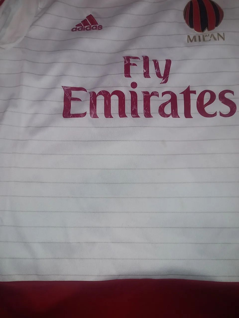 Camisa Milan tamanho M usada - Foto 2