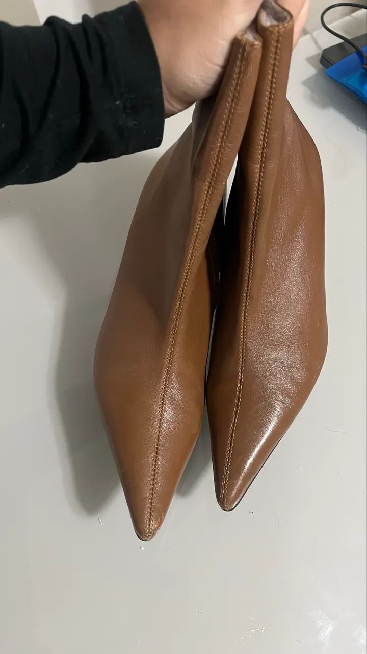 Bota de couro Arezzo  - Foto 5