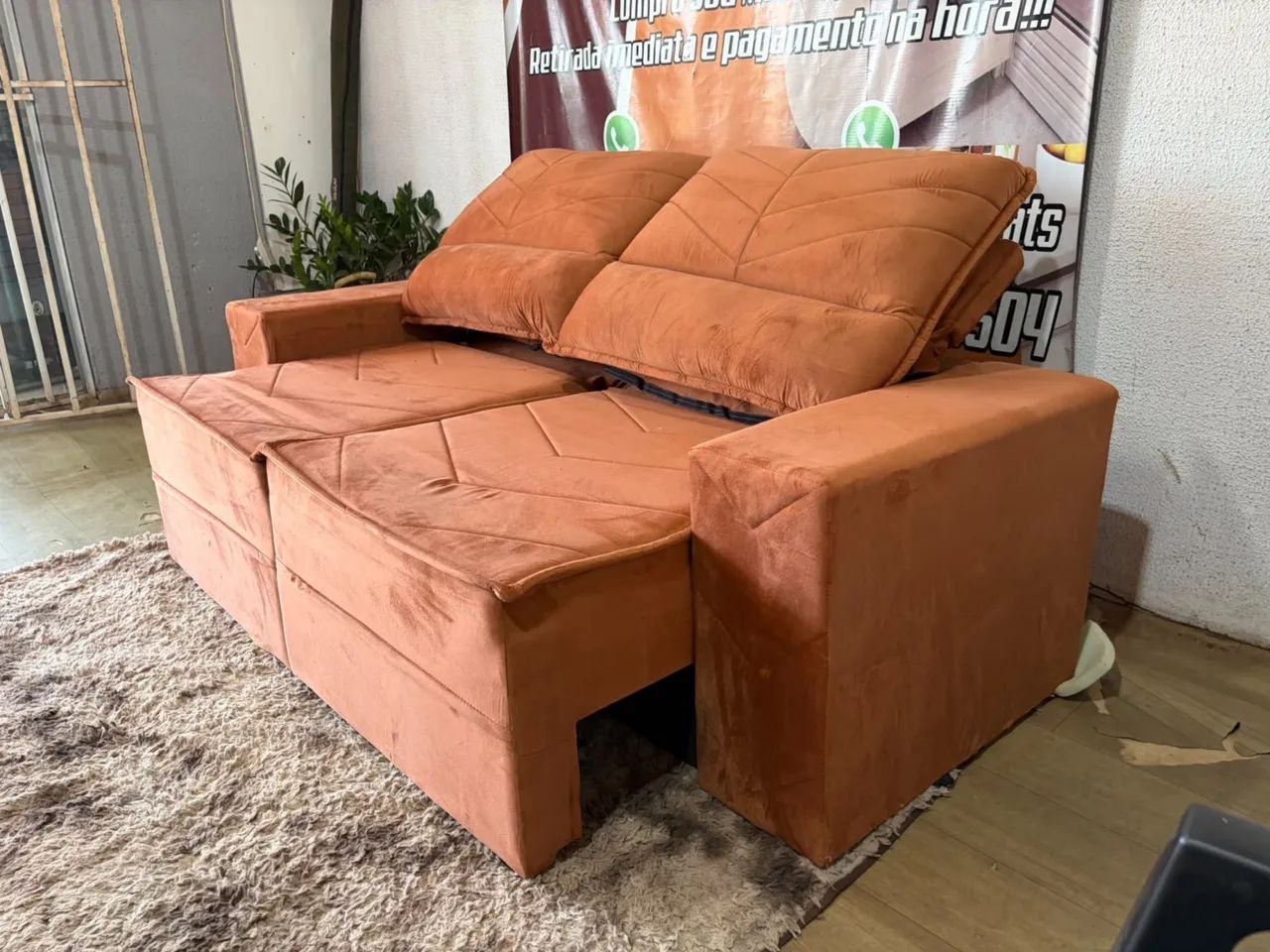 Sofá Retratil Reclinável Novo (entrego) - Foto 5