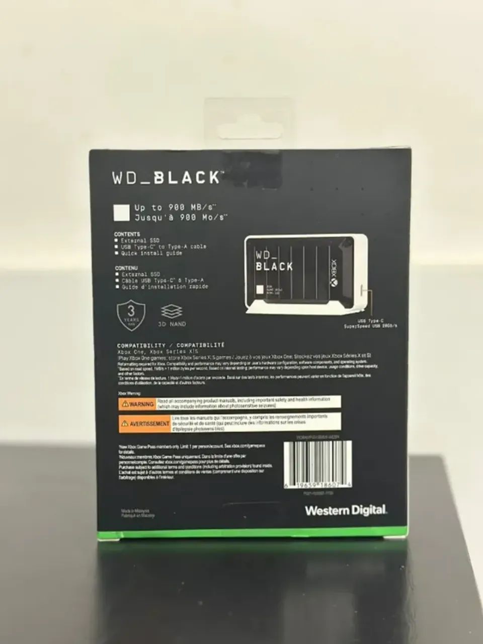 SSD Externo WD_Black D30 1TB (900MB/s) - Foto 2