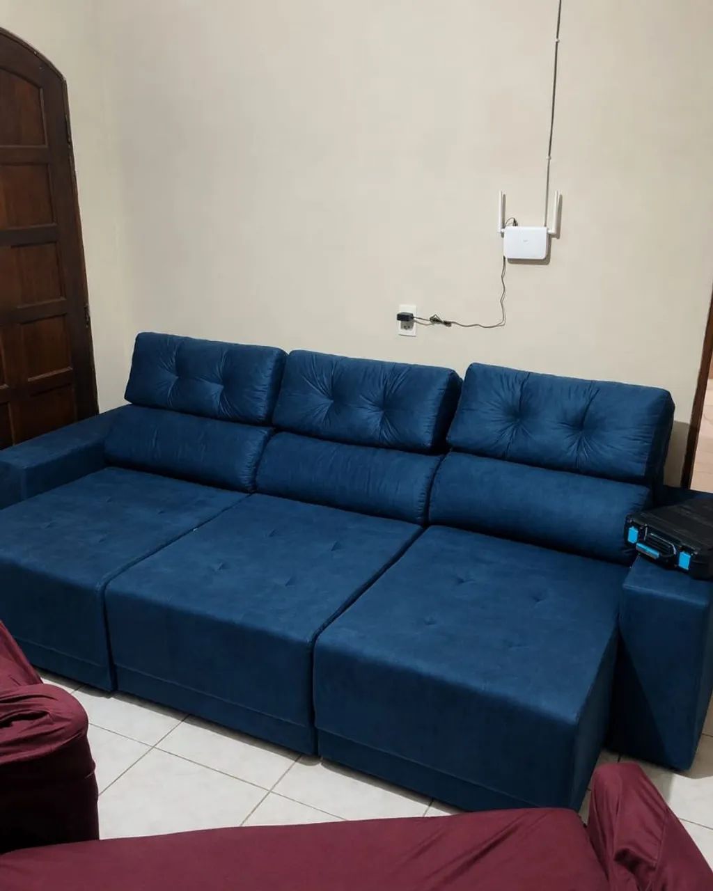 SOFA RETRATIL RECLINÁVEL 2.70 NOVO DE FABRICA  - Foto 3
