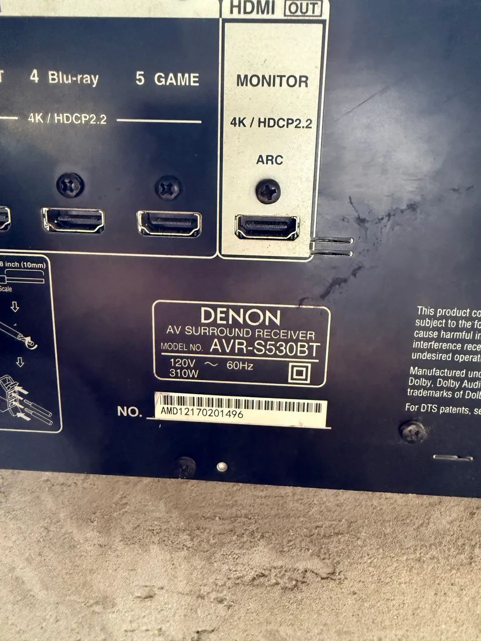 receiver denon - Foto 2