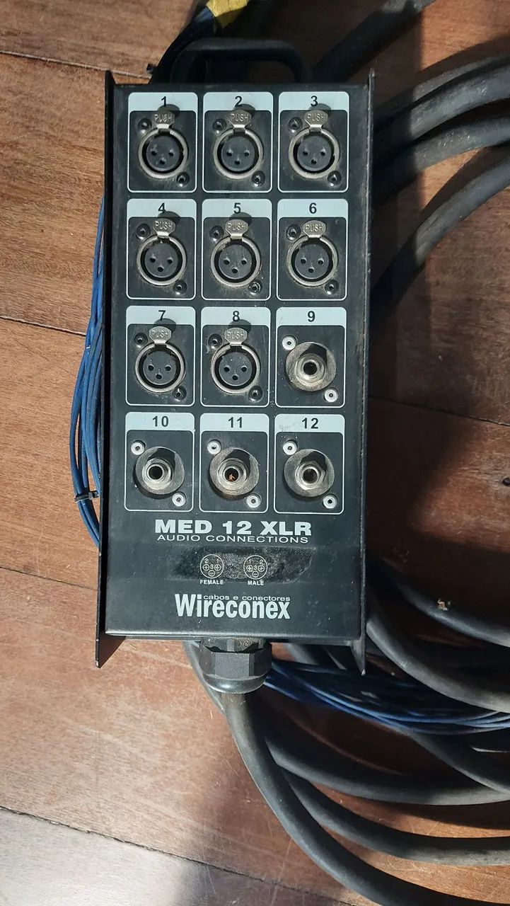 Medusa Wireconex 12 vias 10 mts