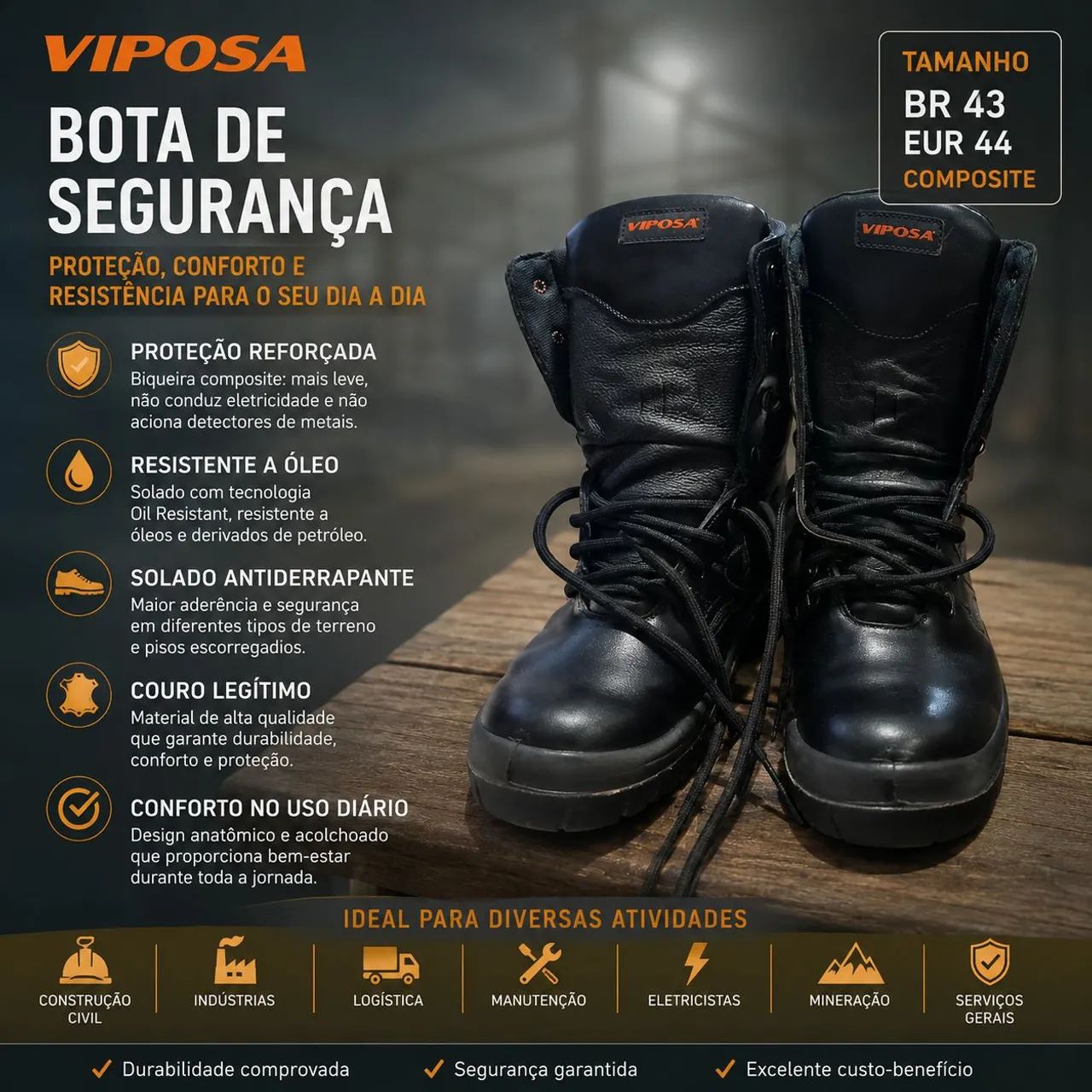 Bota de segurança 