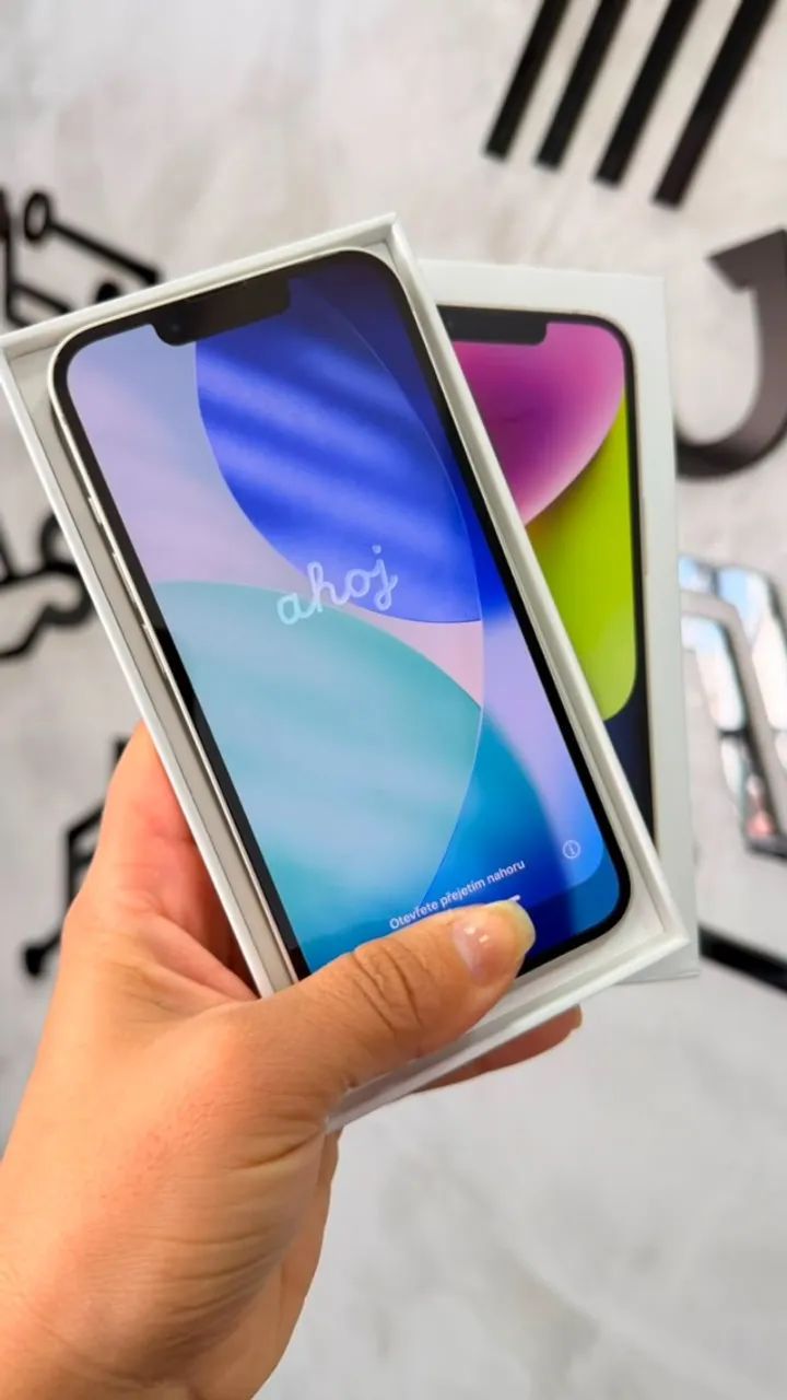 iPhone 14 Starlight - 256GB 85% (Com caixa) - Celulares e