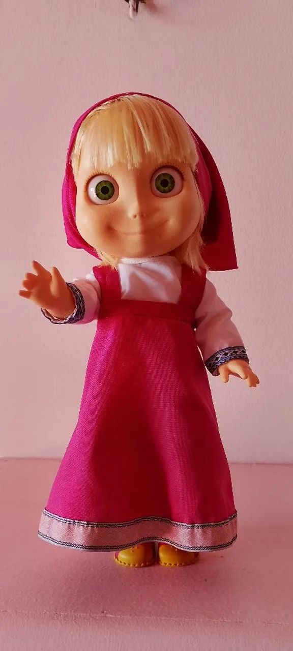 Boneca Masha que fala 7 frases. 34 cm - Foto 3