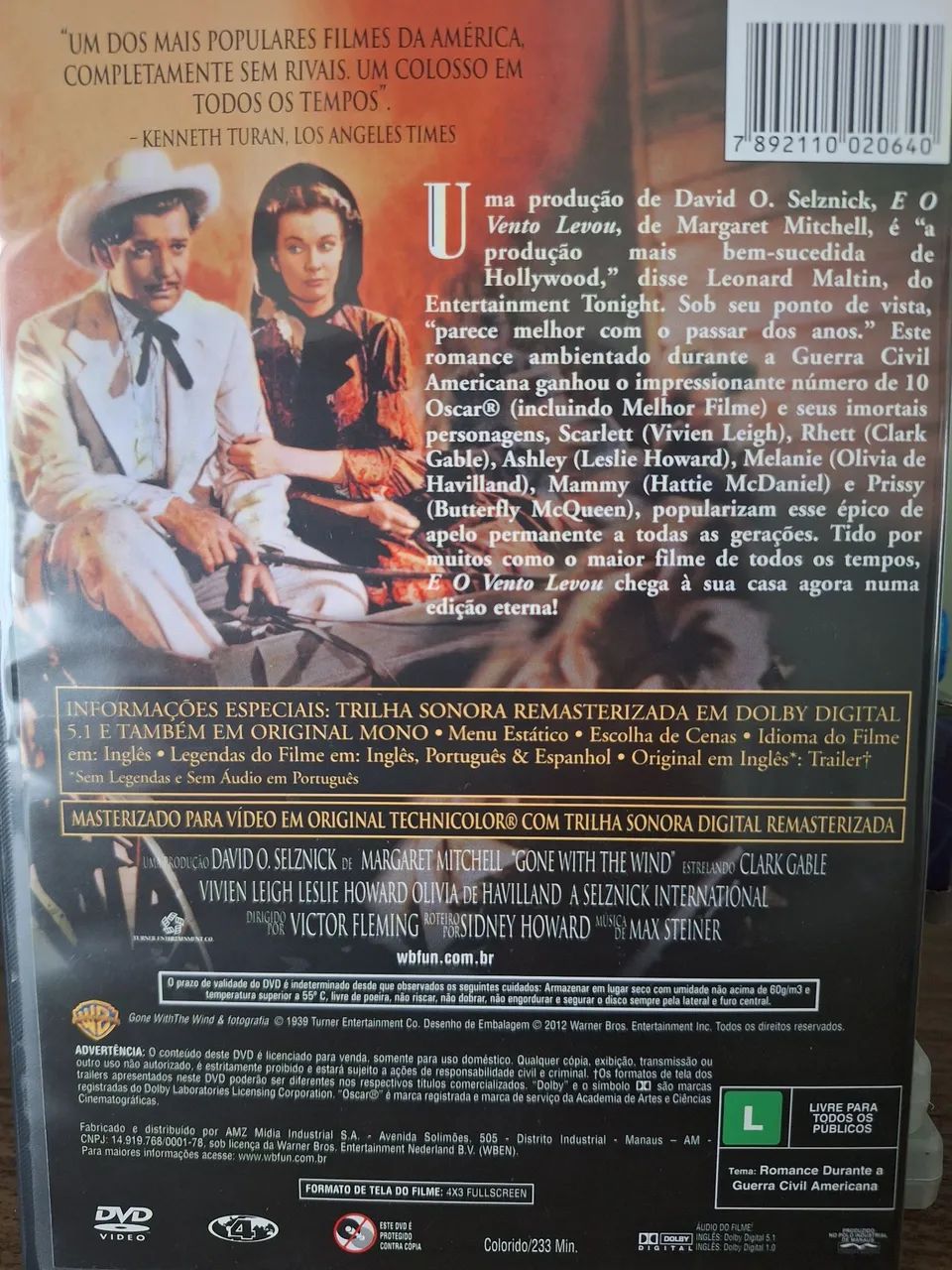 DVD E o Vento Levou - Foto 2