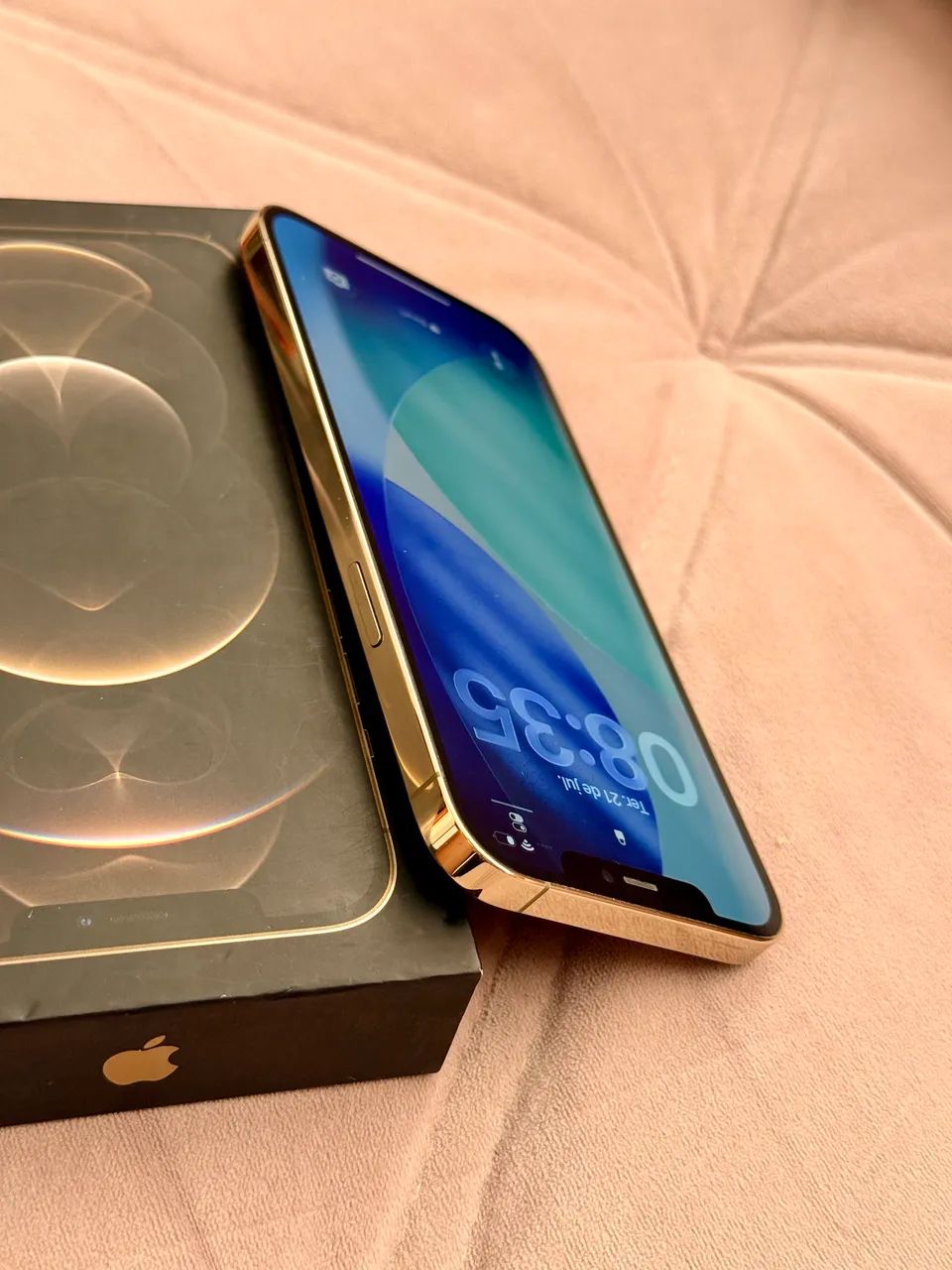 iPhone 12 Pro Max 256GB Dourado - Único Dono - Foto 2
