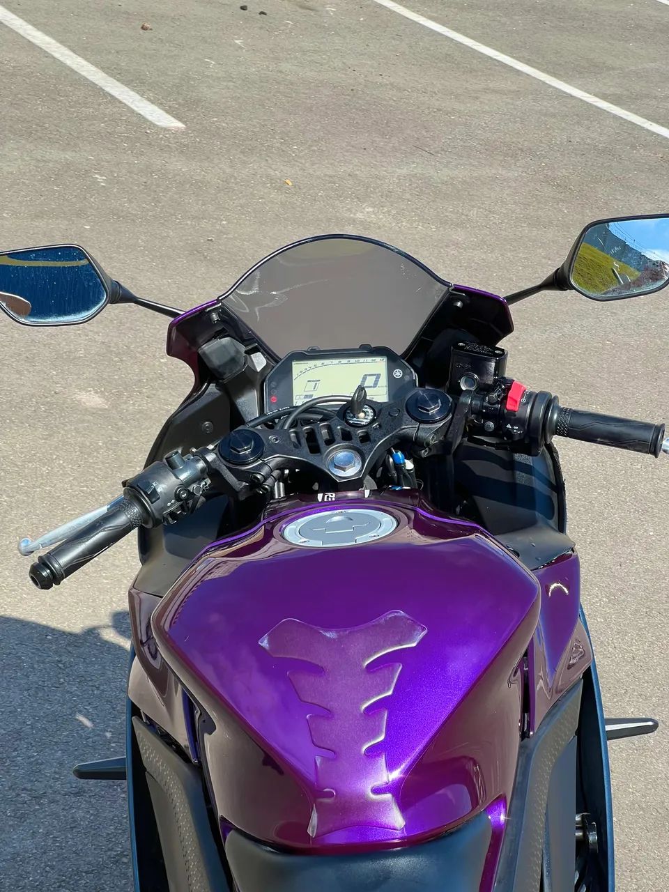 Yamaha R3 roxa - 4300km - Foto 4