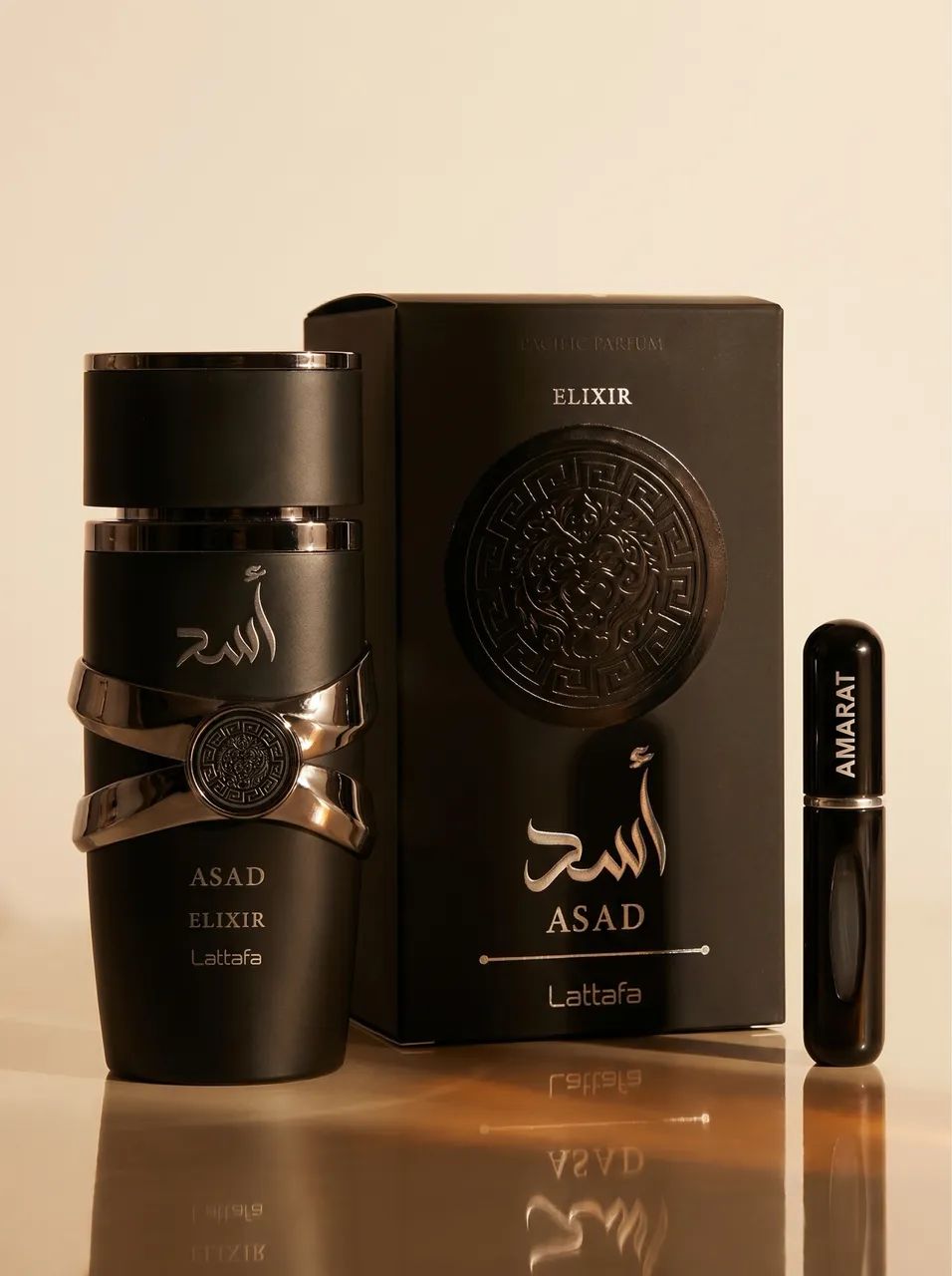 Perfume Árabe Asad Elixir (Amostra / Decant 2ml) - Original