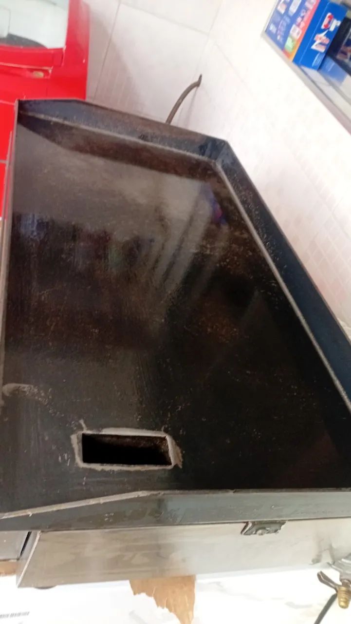 Chapa com acabameto em inox