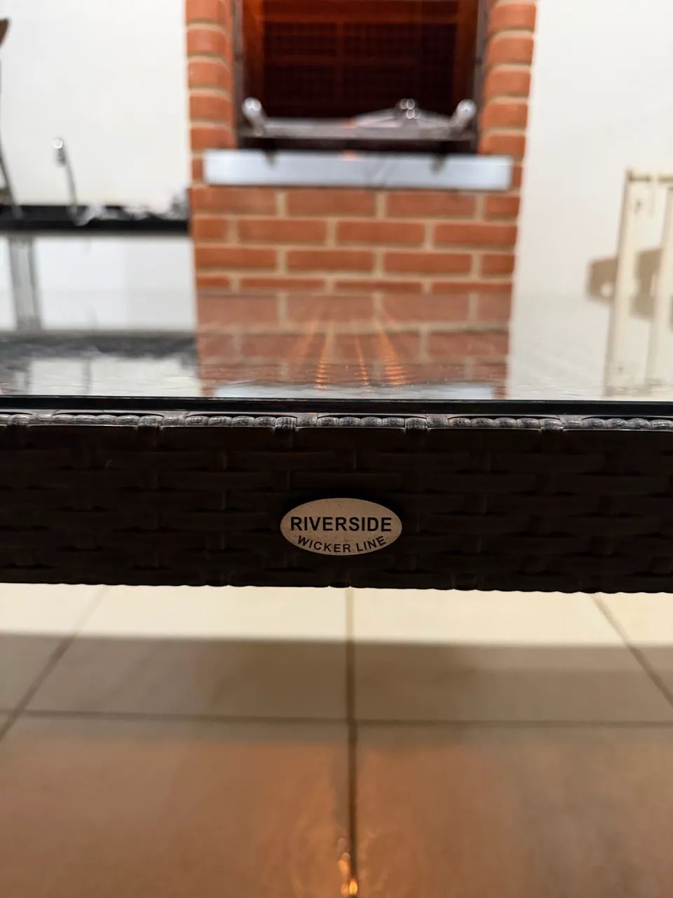 Mesa Riverside Wicker Line 2,20 x 1,00 m com 8 cadeiras - Foto 3