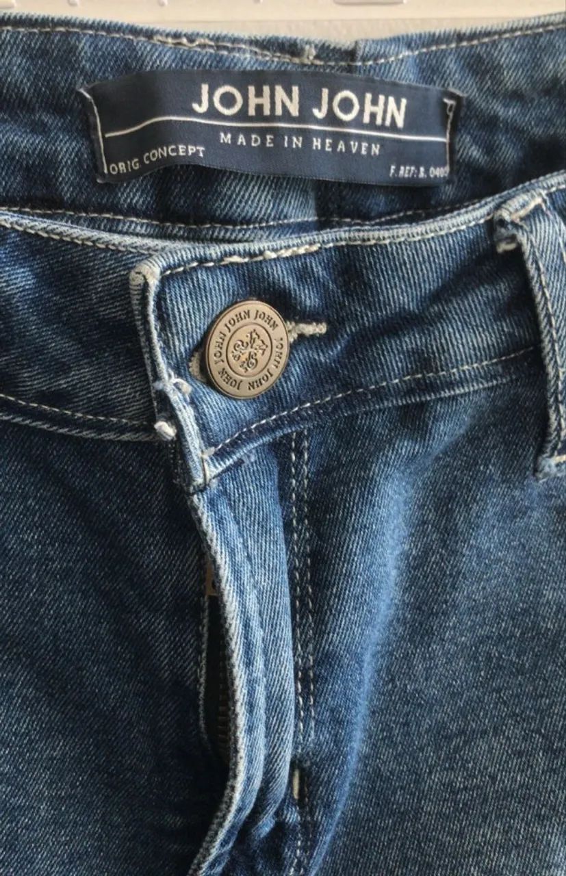 Calça jeans JOHN JOHN feminina, seminova - Foto 4