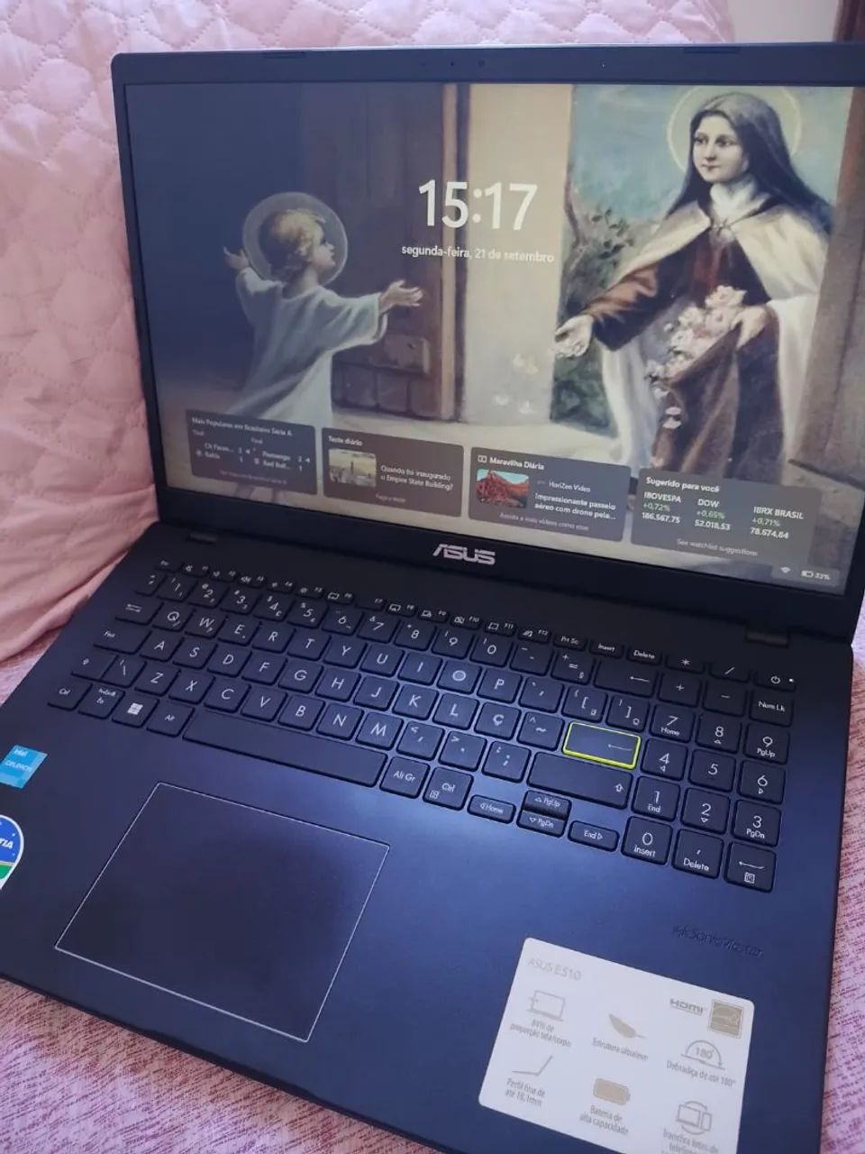 Notebook asus 510 em 