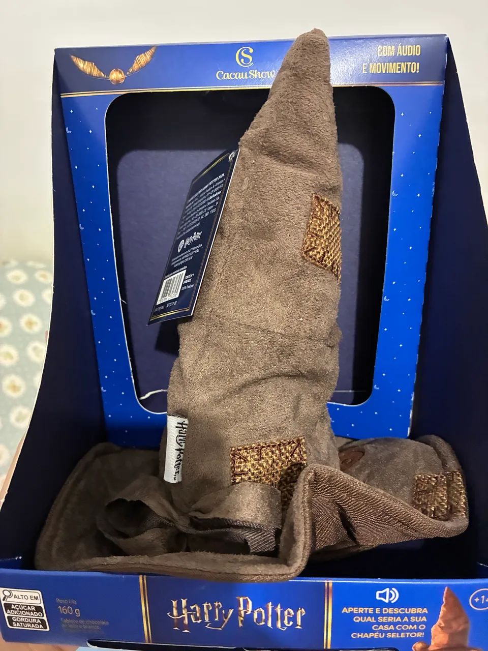 Chapeu seletor harry potter versão cacau show