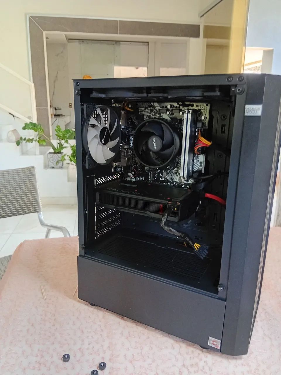 PC Gamer Completo Ryzen 5 5500 + RX 7600 8GB + 32GB RAM - Foto 2