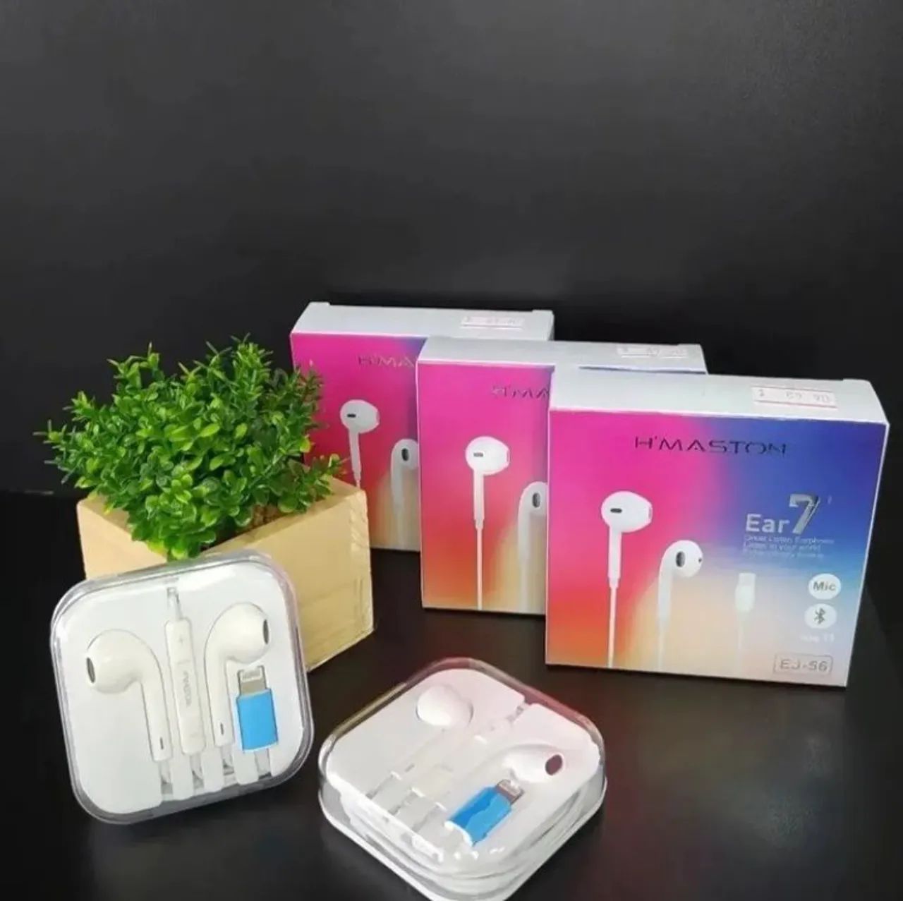 Fone de Ouvido com fio para iPhone tipo Lightning com Microfone - Produto Novo  - Foto 2