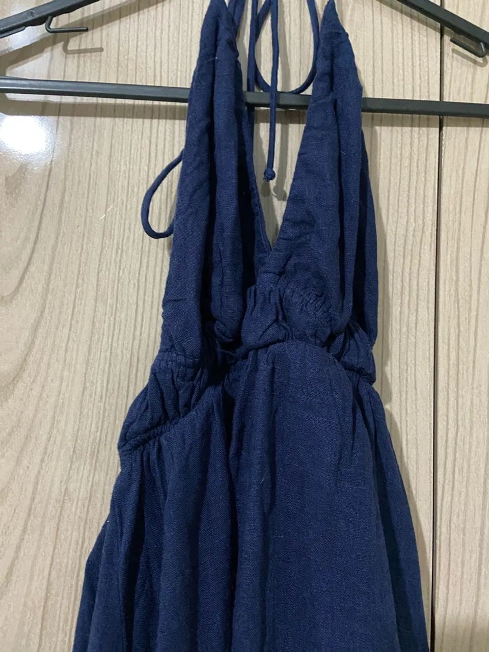 Vestido Greenish azul marinho - Foto 4