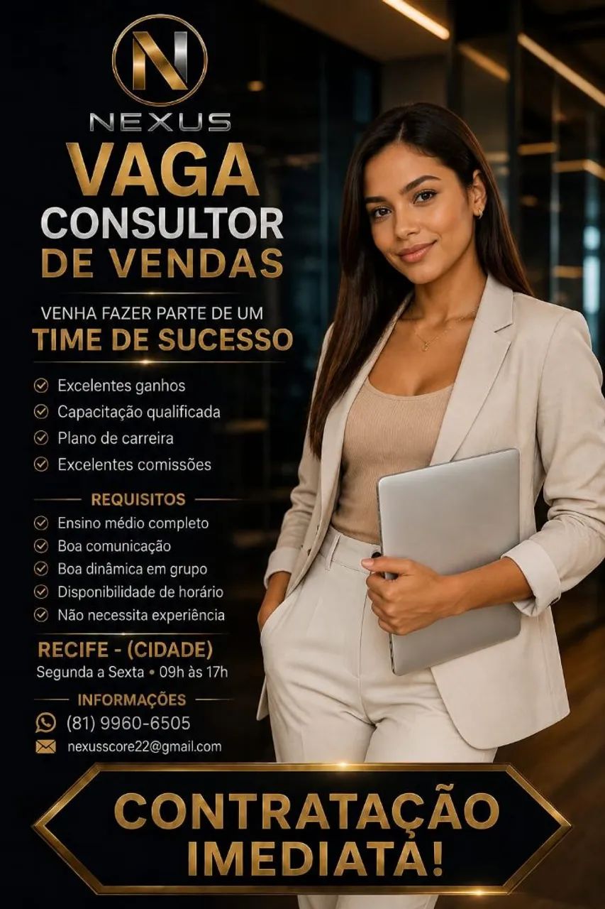 VAGAS DE EMPREGO EM RECIDE  - Foto 5