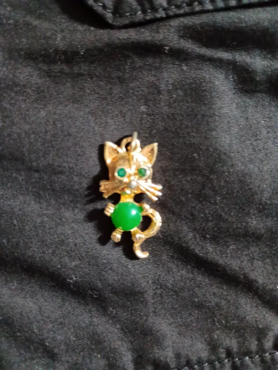 Broche em filigrana e pingente retrô  - Foto 3