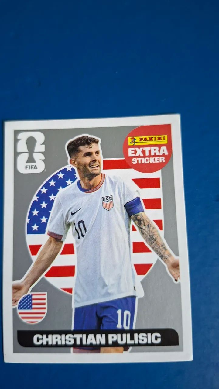 Figurinha da Copa -  Legend Prata  -Christian Pulisic