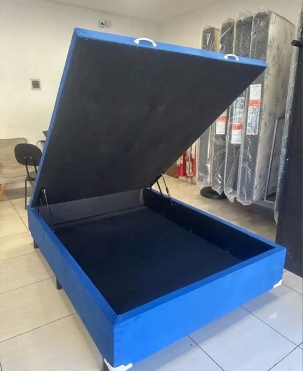 CAMAS BOX BASE BAÚ COM MUITA QUALIDADE E PREÇO PROMOCINAL - Foto 2