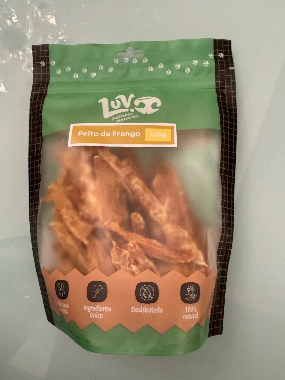 Petisco  de frango saudável para PET