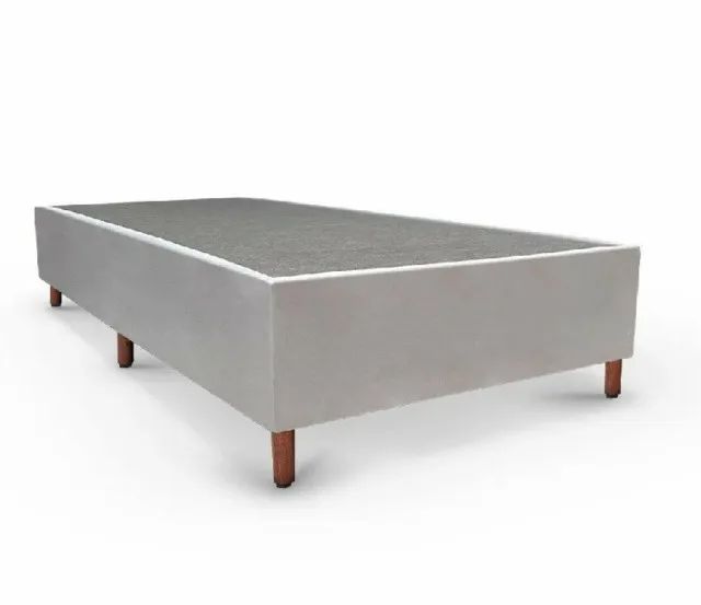 Base Solteiro Tozatto 88x188x26cm Tecido Suede (Nova) - Foto 3