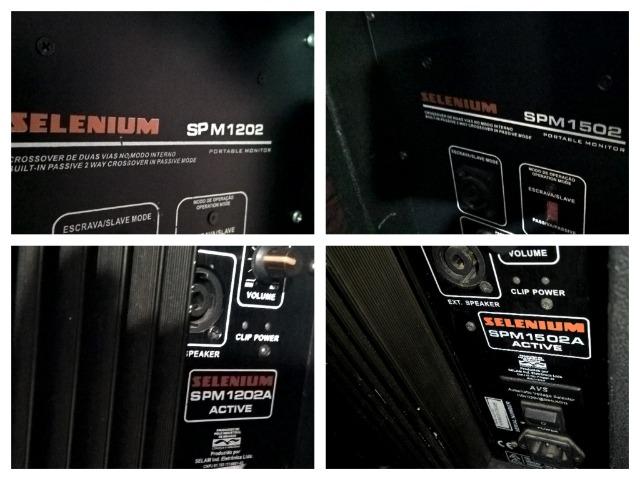 Caixas ativas(analógicas) +Passivas Selenium parcelo no cartão * - Foto 2
