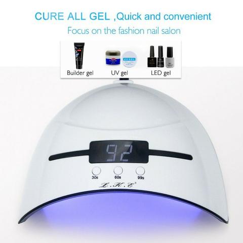 Cabine Uv Ike 36w Unhas De Gel 12 30s 90 60s Seca Esmalte