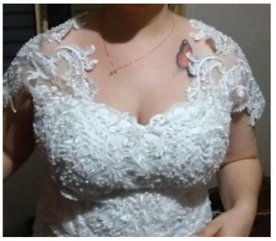 vestido de noiva usado olx