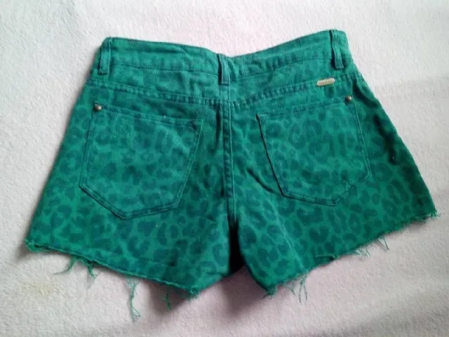 Bermuda jeans animal print