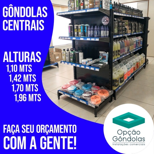Gôndolas, Prateleiras e Bandejas Novas - Foto 5