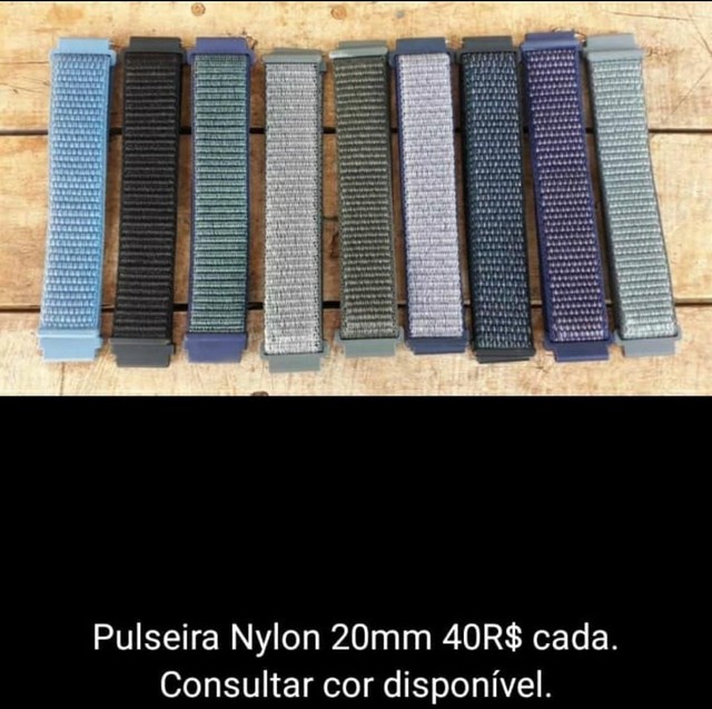 Pulseira Nylon Amazfit Bip  - Foto 5