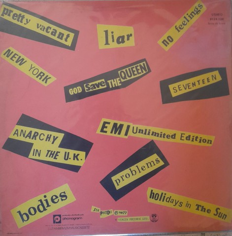 LP NEVER MIND THE BOLLOCKS ORIGINAL - Foto 2