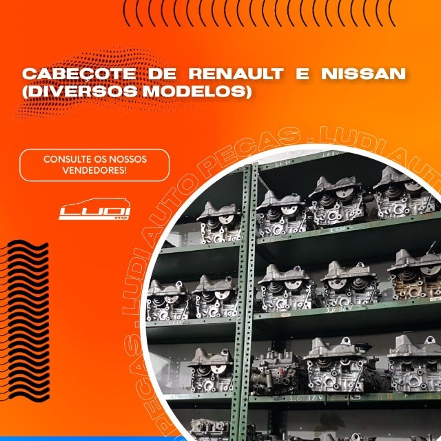Cabeçote De Renault ou Nissan (Diversos modelos além das fotos).. - Foto 5