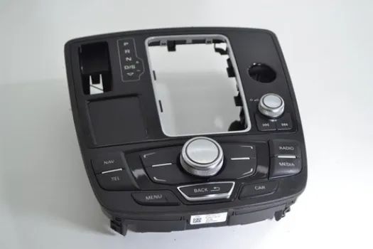 Moldura Cambio Comando Som Multimídia Audi A7 2011 2012 Orig
