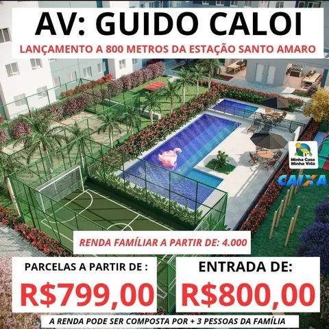 Captação de Apartamento a venda na Avenida Guido Caloi, Jardim São Luís, São Paulo, SP