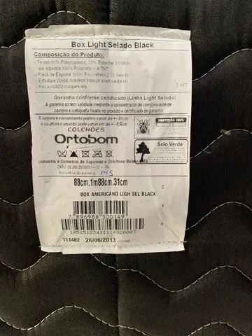 Cama Box + colchão Ortobom - Foto 5