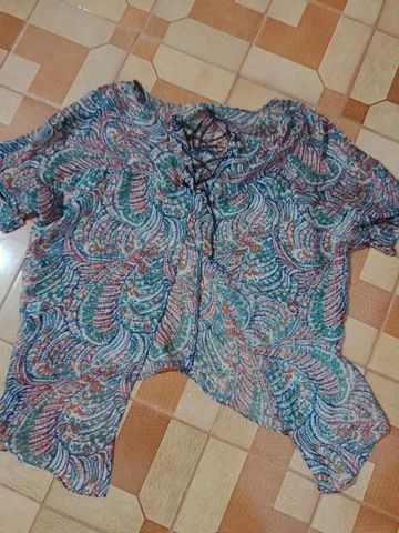 Blusa em tecido transparente - Foto 2