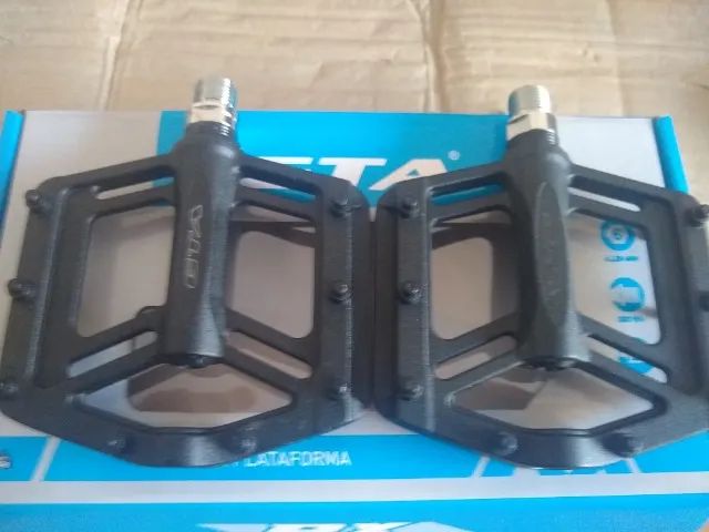 Pedal Plataforma Alumínio Bicicleta Com Rolamento Selado - Foto 2