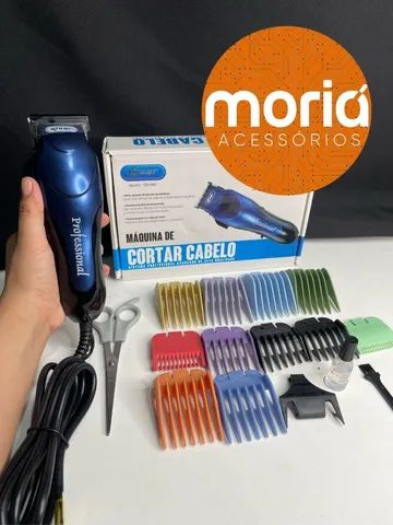 Maquina De Cortar Cabelo Profissional Com 15 Acessórios <br> - Foto 2