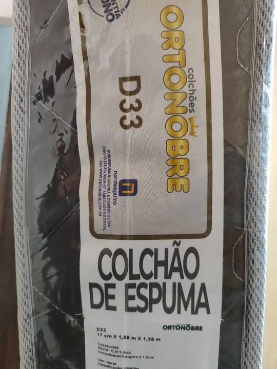 Colchão casal Novo D33 17cm por 580$ frete grátis  - Foto 3