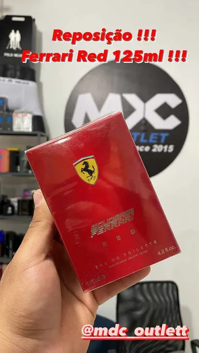 Ferrari Black ou Ferrari red 125ml