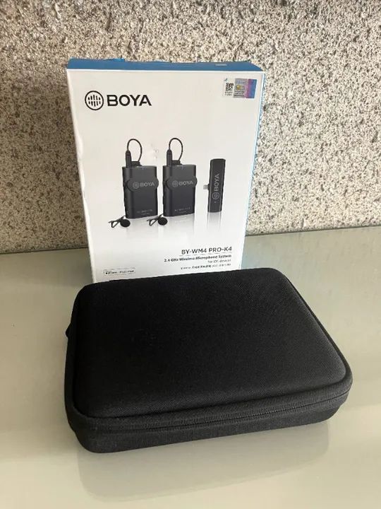 Microfone Lapela Boya By-WM4 PRO-K4